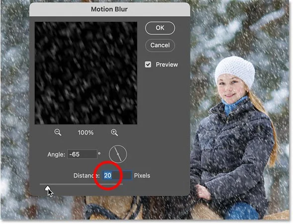 Cómo añadir nieve cayendo a fotos usando Photoshop