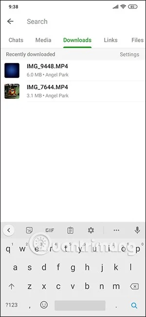 Telegram'da indirilen dosyaları yönetme talimatları