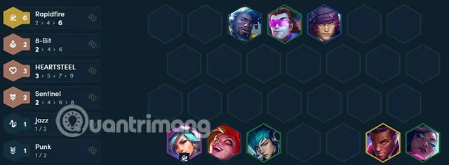 Standard Caitlyn DTCL season 10 equipment, build Caitlyn TFT season 10 squad