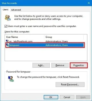 Windows 10でログイン名を変更する手順