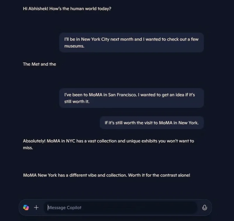 Chatten met Copilot Voice is makkelijker dan typen: 4 functies die je met deze tool kunt uitproberen!