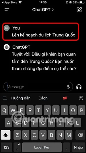 Cómo cambiar las preguntas en ChatGPT