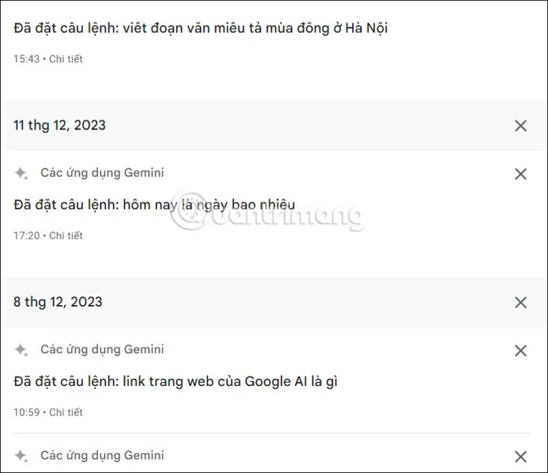 Cómo eliminar una conversación de Google Gemini