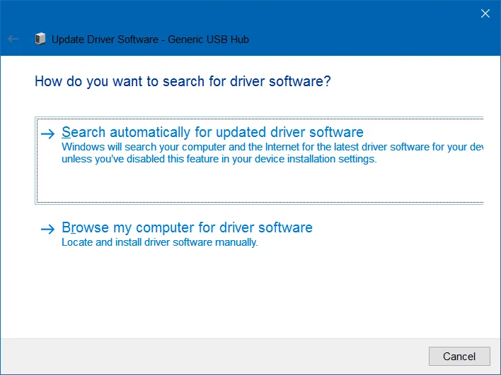 Summary of some ways to fix USB Device Not Recognized error on Windows 7, 8 and 10