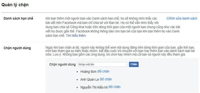 Hoe kun je zien wie je op Facebook hebt geblokkeerd?