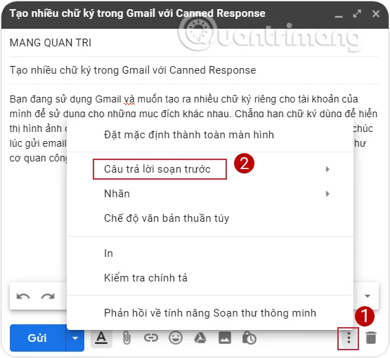 Meerdere handtekeningen aanmaken in Gmail