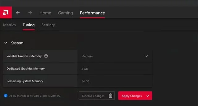 AMD Değişken Grafik Belleği Piyasaya Sürüldü: AMD CPU'larında Oyun Deneyimini İyileştirmeye Yönelik Çözüm