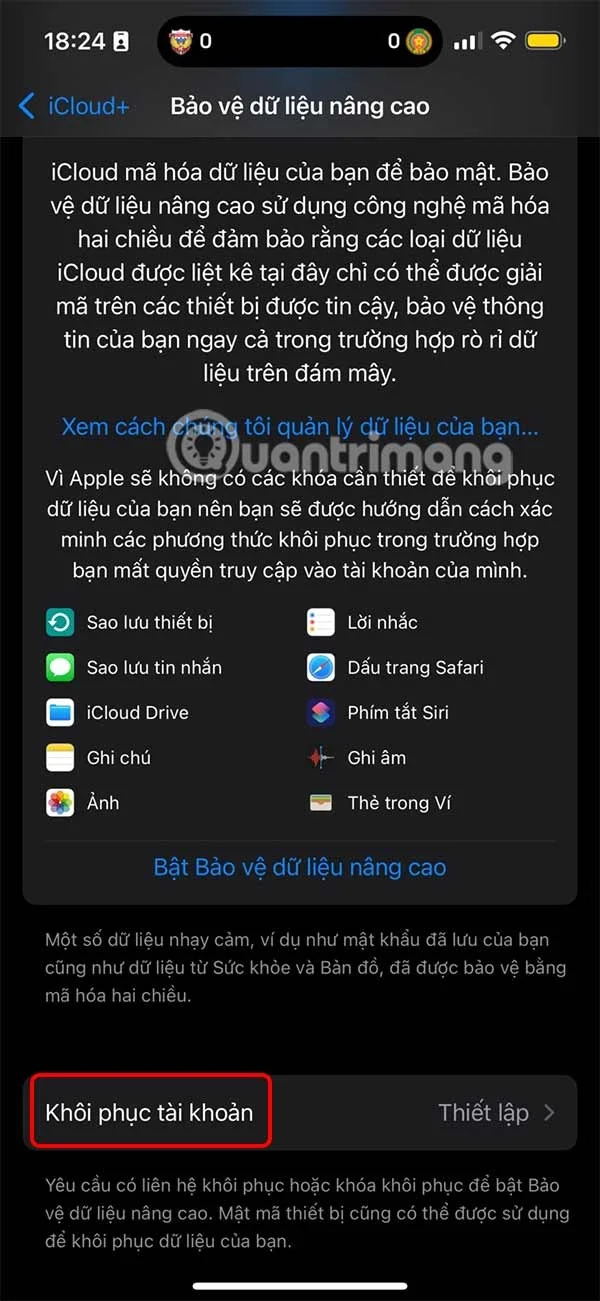 Cómo activar la protección de datos avanzada de iCloud