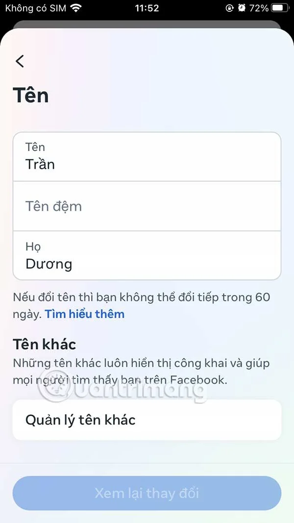 Telefonda Facebook adı nasıl değiştirilir