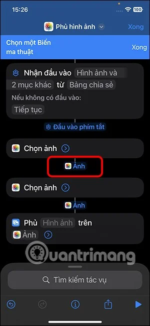 iPhone 단축키를 사용하여 사진을 겹치는 방법