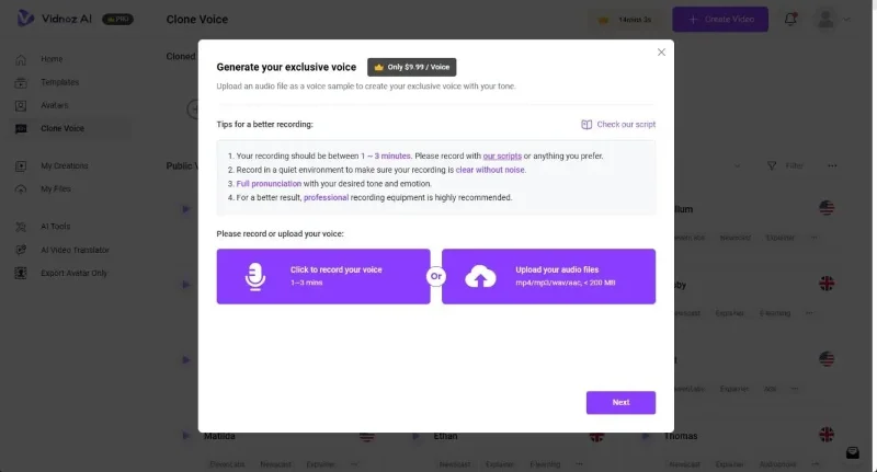 Aprende sobre Vidnoz AI: Crea videos de IA increíbles en minutos