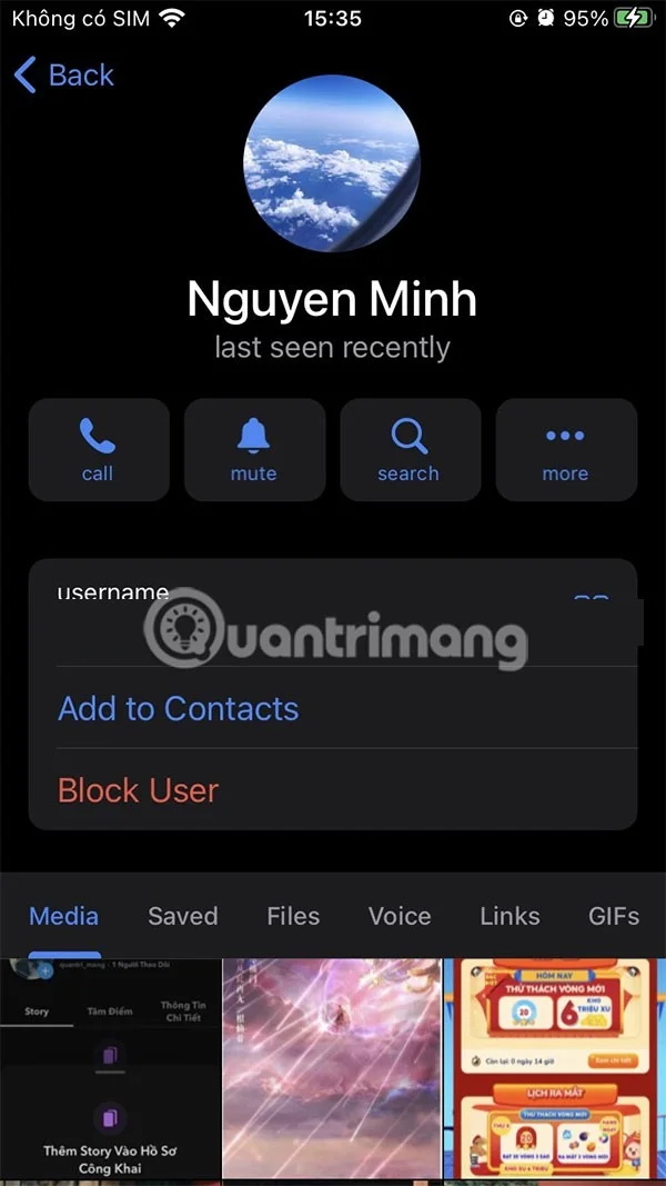 Cómo configurar una foto de perfil pública en Telegram