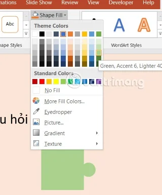 Cómo crear una pieza de rompecabezas en PowerPoint