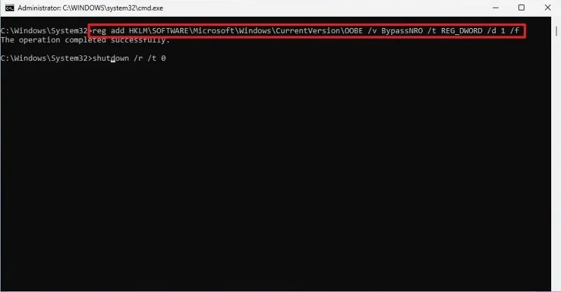 4 ways to bypass Microsoft account when setting up Windows 11