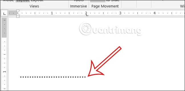 Crea líneas de puntos (………) rápidamente en Microsoft Word
