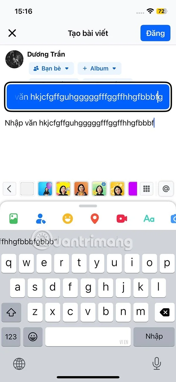 iPhone에서 입력할 때 텍스트를 확대하는 방법