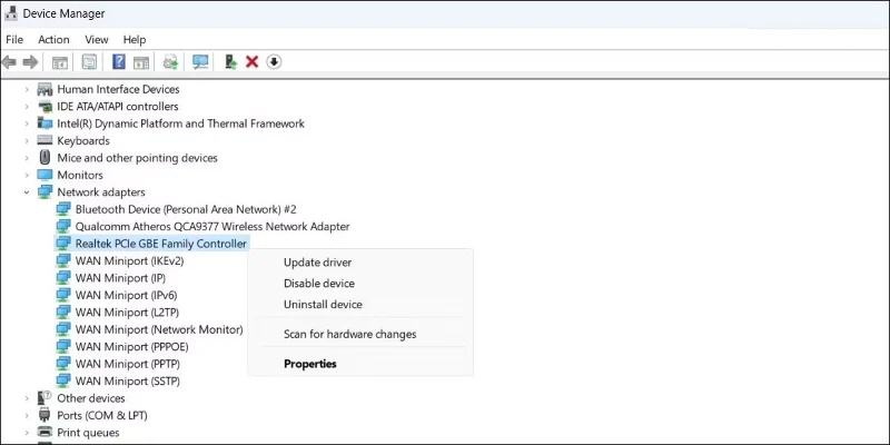 How to Fix No Internet Access Error on Ethernet Connection in Windows