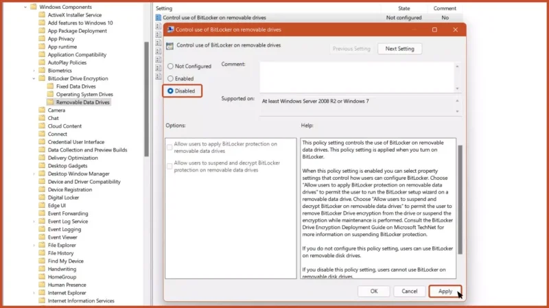 How to Turn Off Bitlocker on Windows 11