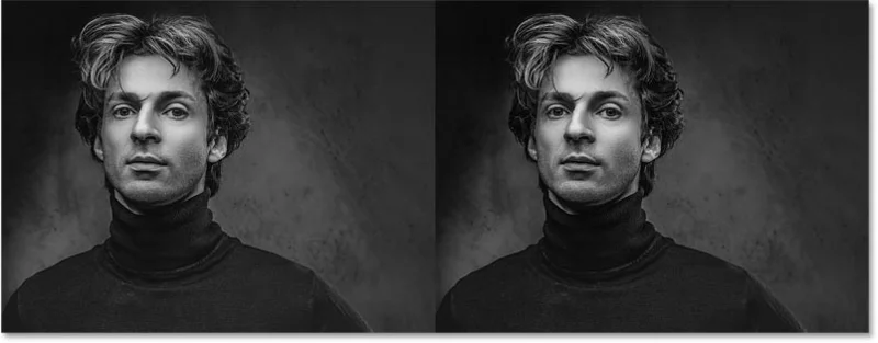 Cómo convertir fotos en blanco y negro de alto contraste al instante en Photoshop