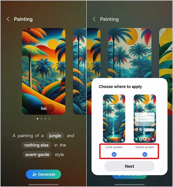 Hoe maak je een AI-achtergrond op een Samsung-telefoon?