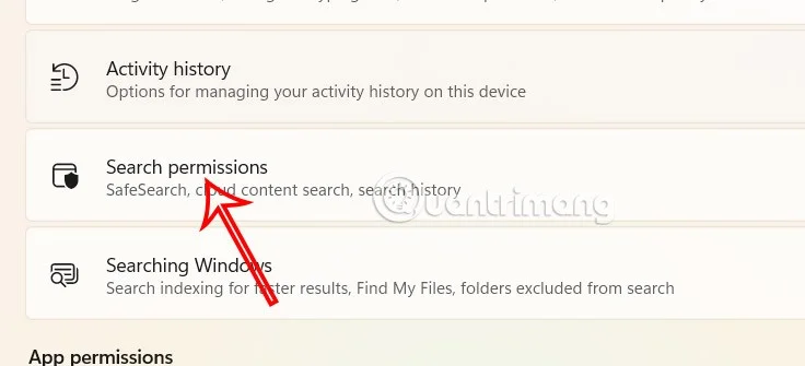 How to delete search history on Windows 11
