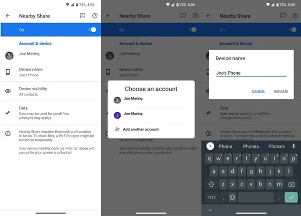 Cómo usar Near Share en teléfonos Android