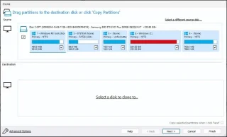 How to move Windows to another drive using Macrium Reflect
