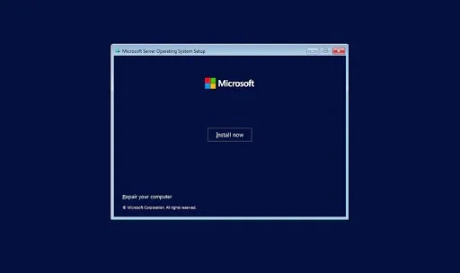 How to install Windows Server 2022