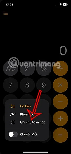 Cómo escribir notas de matemáticas en la calculadora de iOS 18