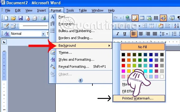 How to insert and remove watermark in Word document