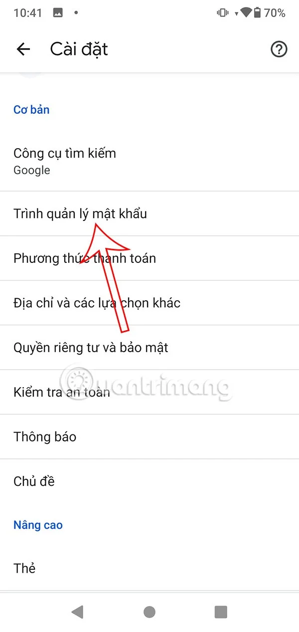 Conseils pour partager les mots de passe enregistrés sur Google Chrome mobile
