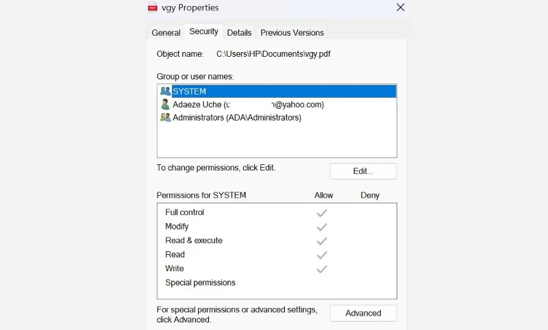 Instrucciones para corregir el error de acceso denegado al acceder a archivos o carpetas en Windows