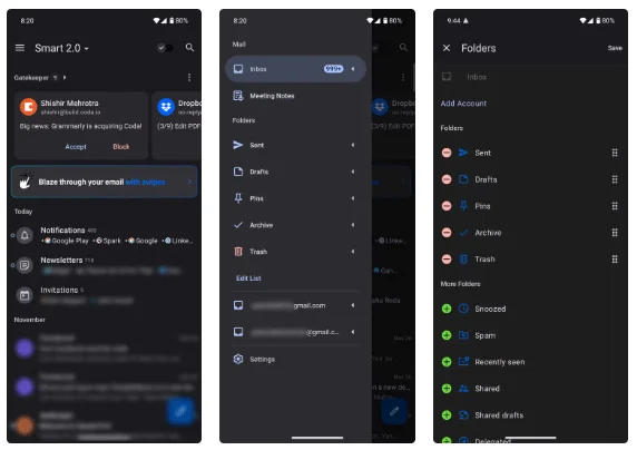 Razones para usar Spark Mail en lugar de Gmail