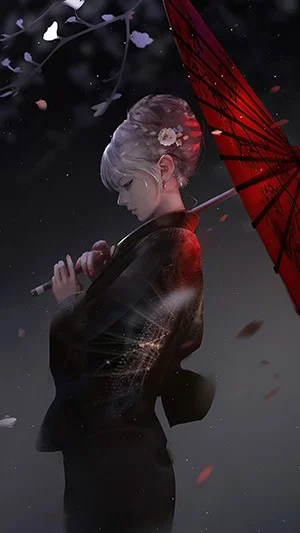 Anime-meisjesfoto's, Anime-meisjesfoto's van vele genres voor telefoons