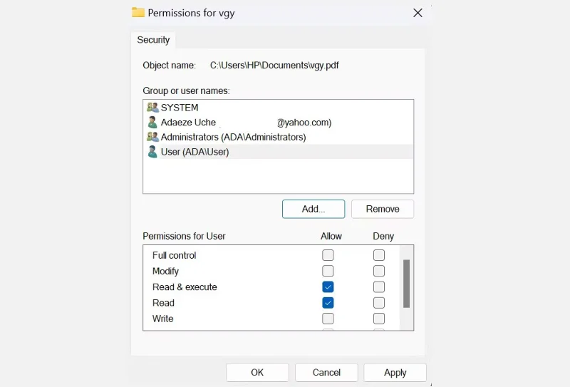 Instrucciones para corregir el error de acceso denegado al acceder a archivos o carpetas en Windows