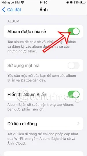 iPhone에서 사진 앨범을 공유하는 방법
