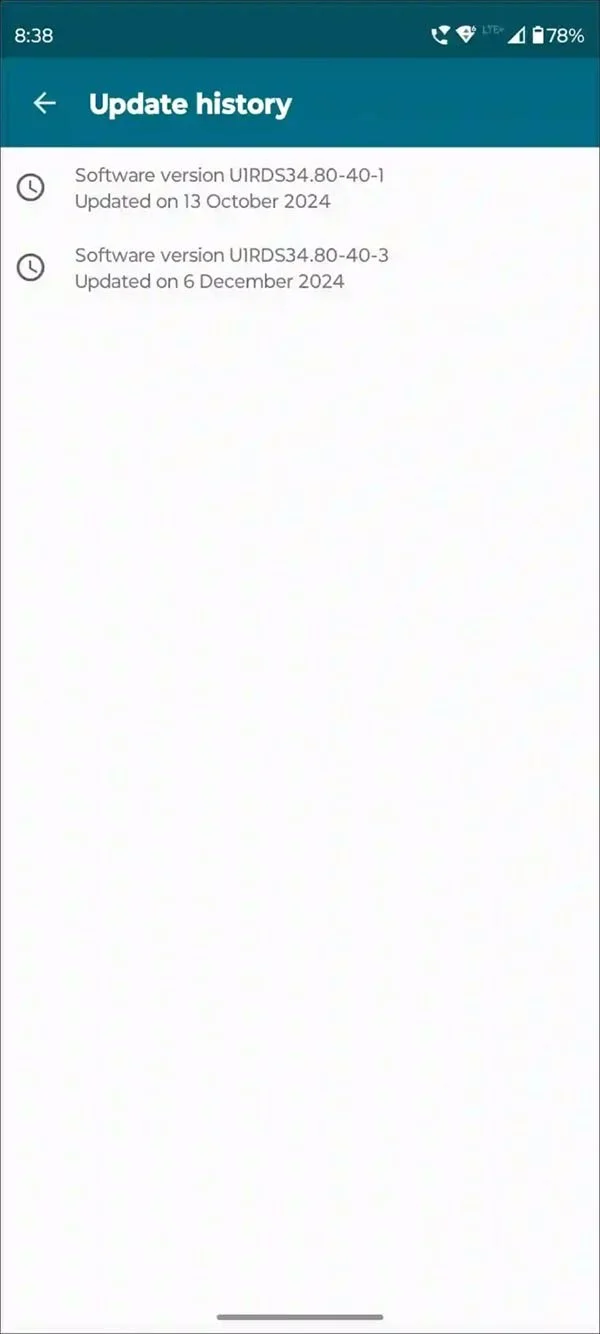 Jak wyświetlić historię aktualizacji systemu Android