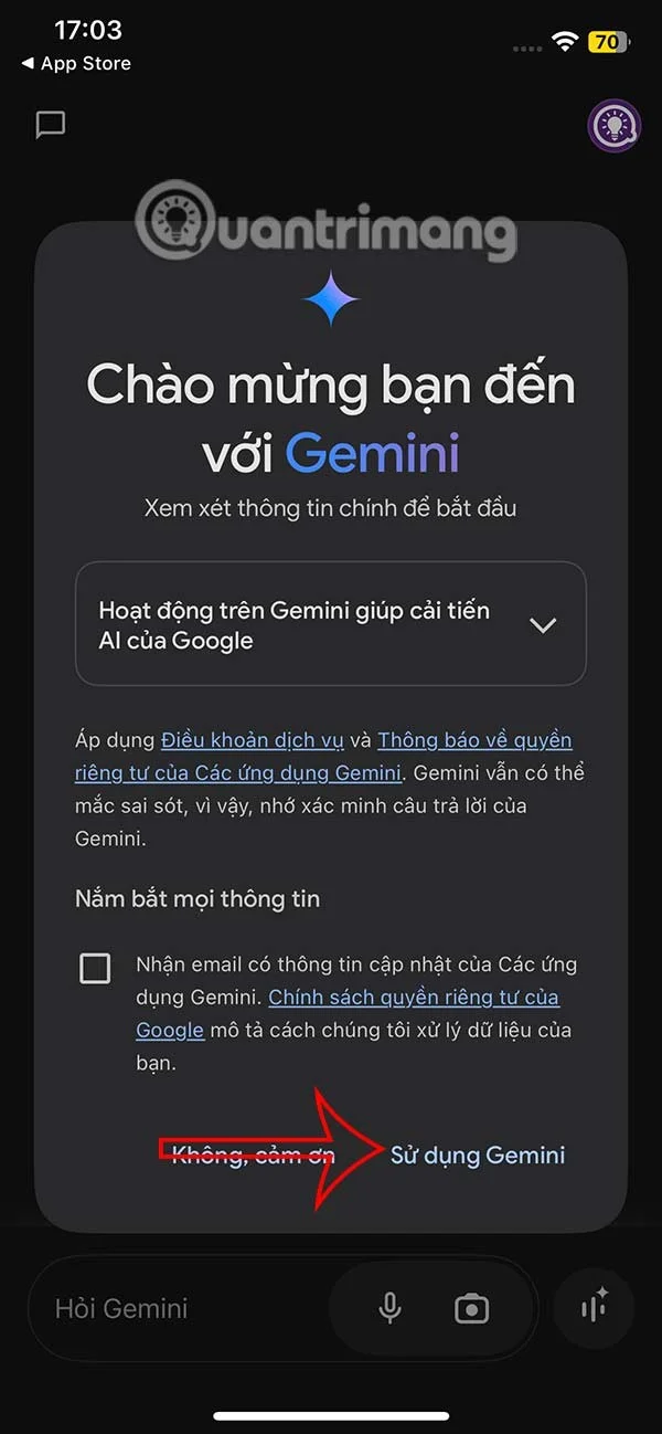 Cum să utilizați Gemini pe iPhone