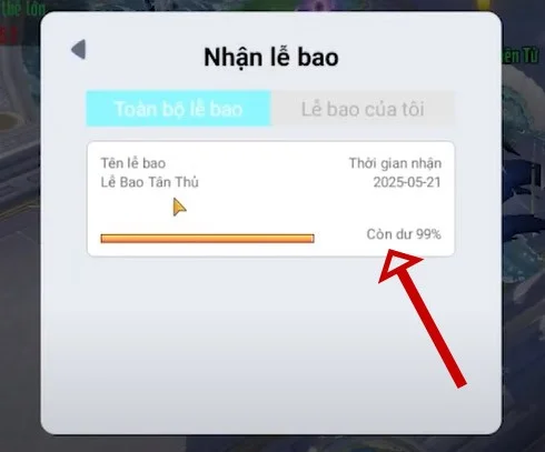 Código Tru Tien Thanh Van Chi y eventos para recibir el código de regalo