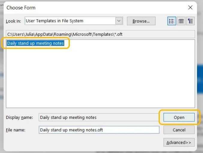 E-mailsjablonen maken en gebruiken in Outlook