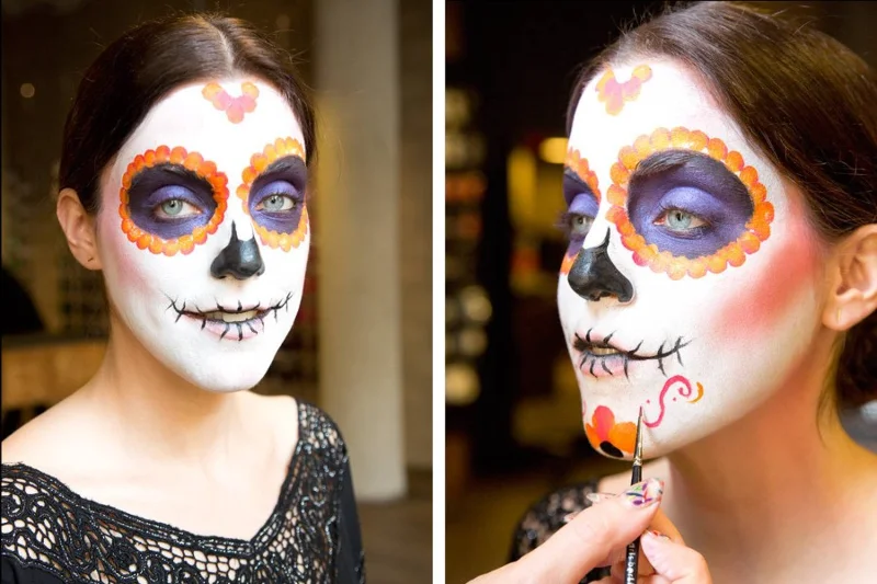 11 griezelige Halloween-make-upideeën