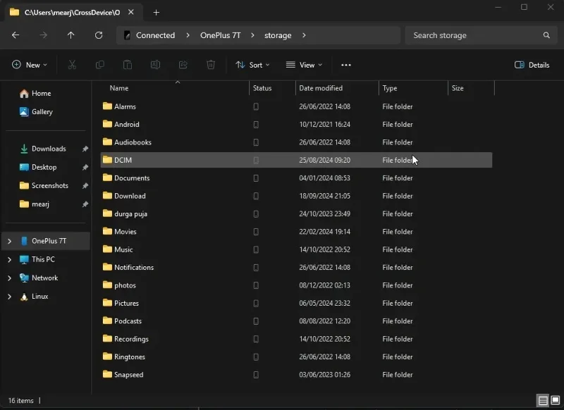So greifen Sie unter Windows 11 auf den Android-Speicher zu