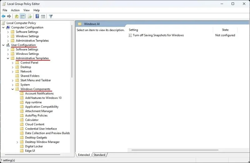 Cómo deshabilitar la recuperación de Windows en Copilot+ PC