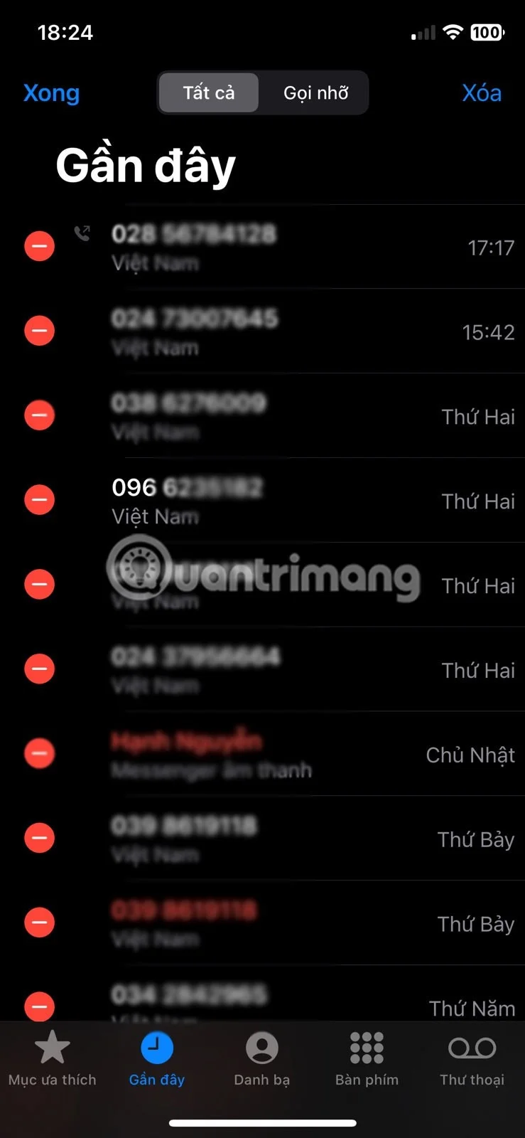 iPhone에서 통화 기록을 보고 삭제하는 방법