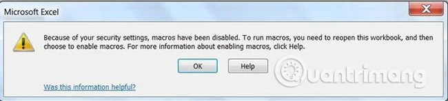Macro's in Excel in- en uitschakelen