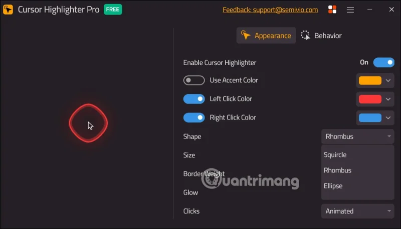 Instructies voor het markeren van de muisaanwijzer in Windows
