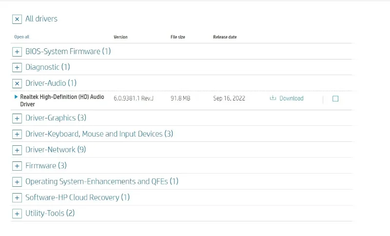 Windows 11 için Realtek High Definition Audio sürücüsü nasıl indirilir