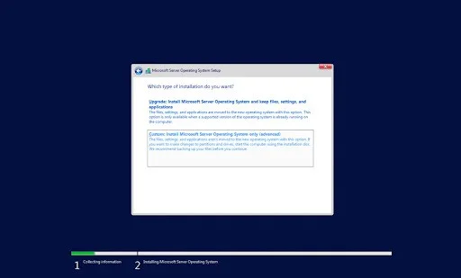 How to install Windows Server 2022
