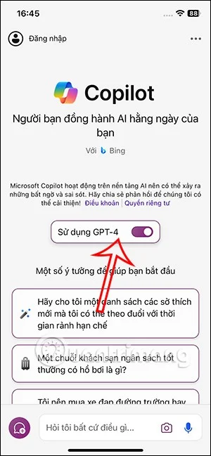 휴대폰에서 Microsoft Copilot을 사용하는 방법
