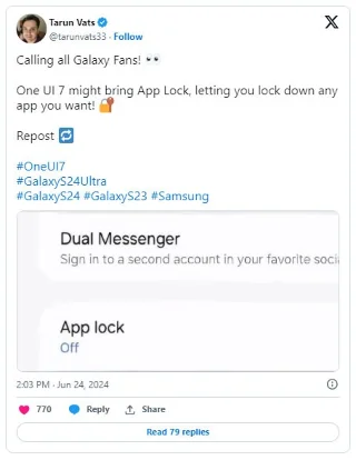 Resumen de información sobre Samsung One UI 7